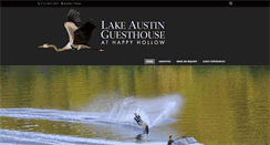 Desktop Screenshot of lakeaustinguesthouse.com